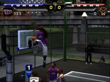 NBA Street screen shot game playing